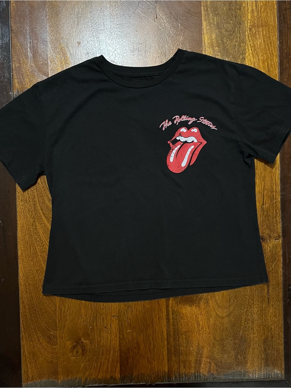 Rolling Stones cropped tshirt